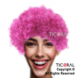 PELUCA CURLY FUCSIA HS7528-15 x 1